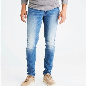 AE 360 Extreme Flex Slim Taper Light Wash Jeans- 36/34